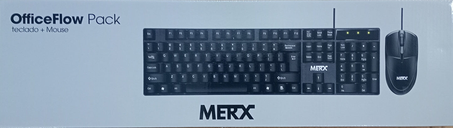 Combo Teclado + Mouse MERX