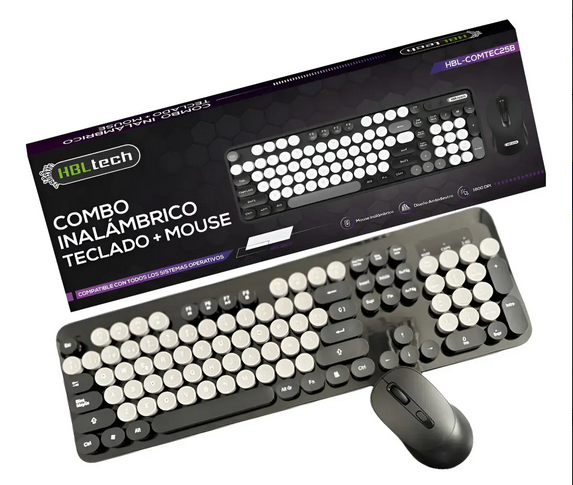 KIT Teclado + Mouse Inalámbrico