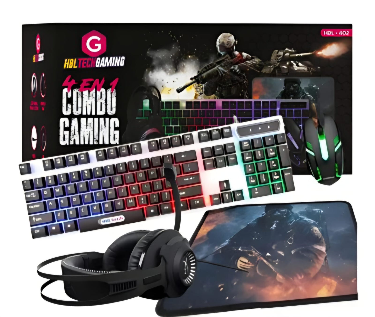 Combo Gaming 4 en 1 RGB